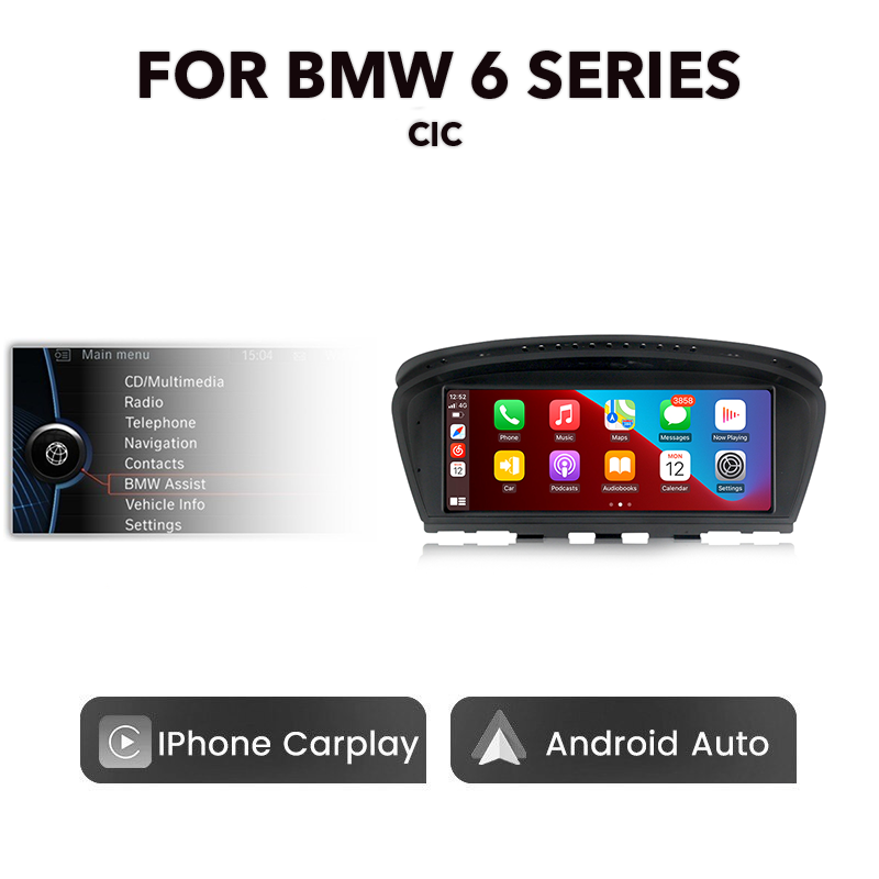 BMW E-Series 2003 - 2012 8.8" Multimedia Touchscreen Display + Built-in Wireless Carplay & Android Auto