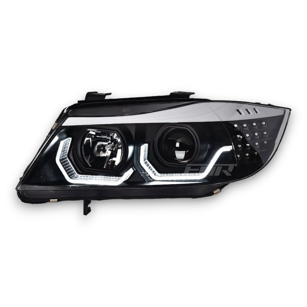 EuroLuxe BMW 3 Series E90 3D LED Headlights (2005 - 2012) (Plug & Play)