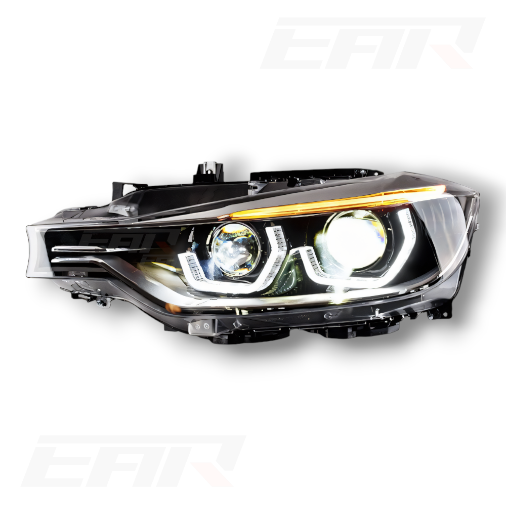 EuroLuxe BMW 3 Series F30 Hex LED Headlights (2011 - 2019) (Plug & Play)