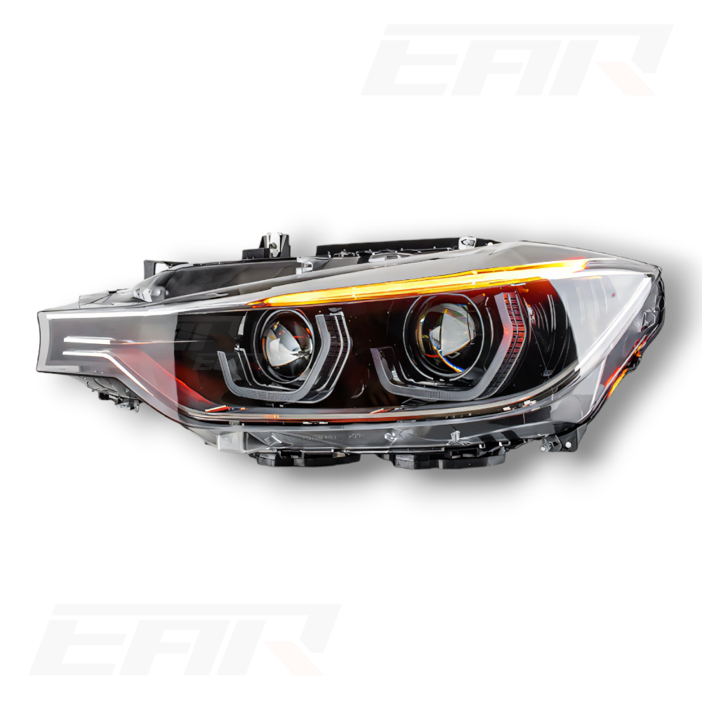 EuroLuxe BMW 3 Series F30 Hex LED Headlights (2011 - 2019) (Plug & Play)