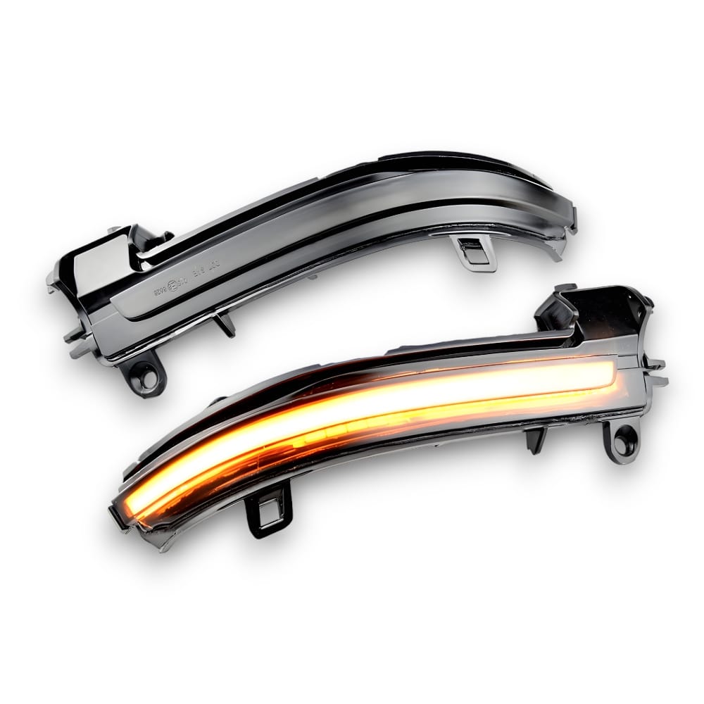 EuroLuxe BMW 1, 2, 3 & 4 Series (F2X/F3X) Dynamic Sequential Smoked Mirror Indicator Blinker