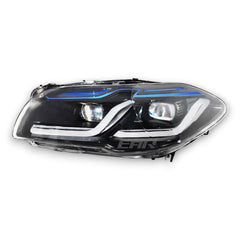 EuroLuxe BMW 5 Series F10/F18 Xenon Angel LED G Chassis Style Headlights (2011 - 2017) (Plug & Play)