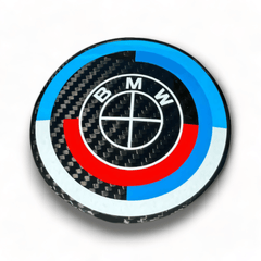 BMW Carbon Fiber M 50 Year Anniversary Emblem Badges