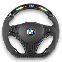 BMW E9X M3 Style Customizable Carbon Fiber / Alcantara Steering Wheel