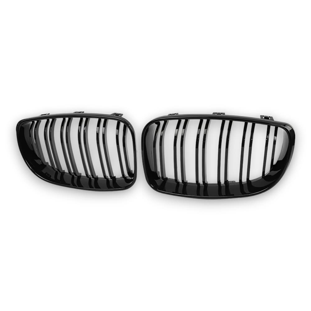 EBI BMW Front Kidney Grille 1 Series E81/E82/E87/E88 | Gloss Black | 2007 - 2011