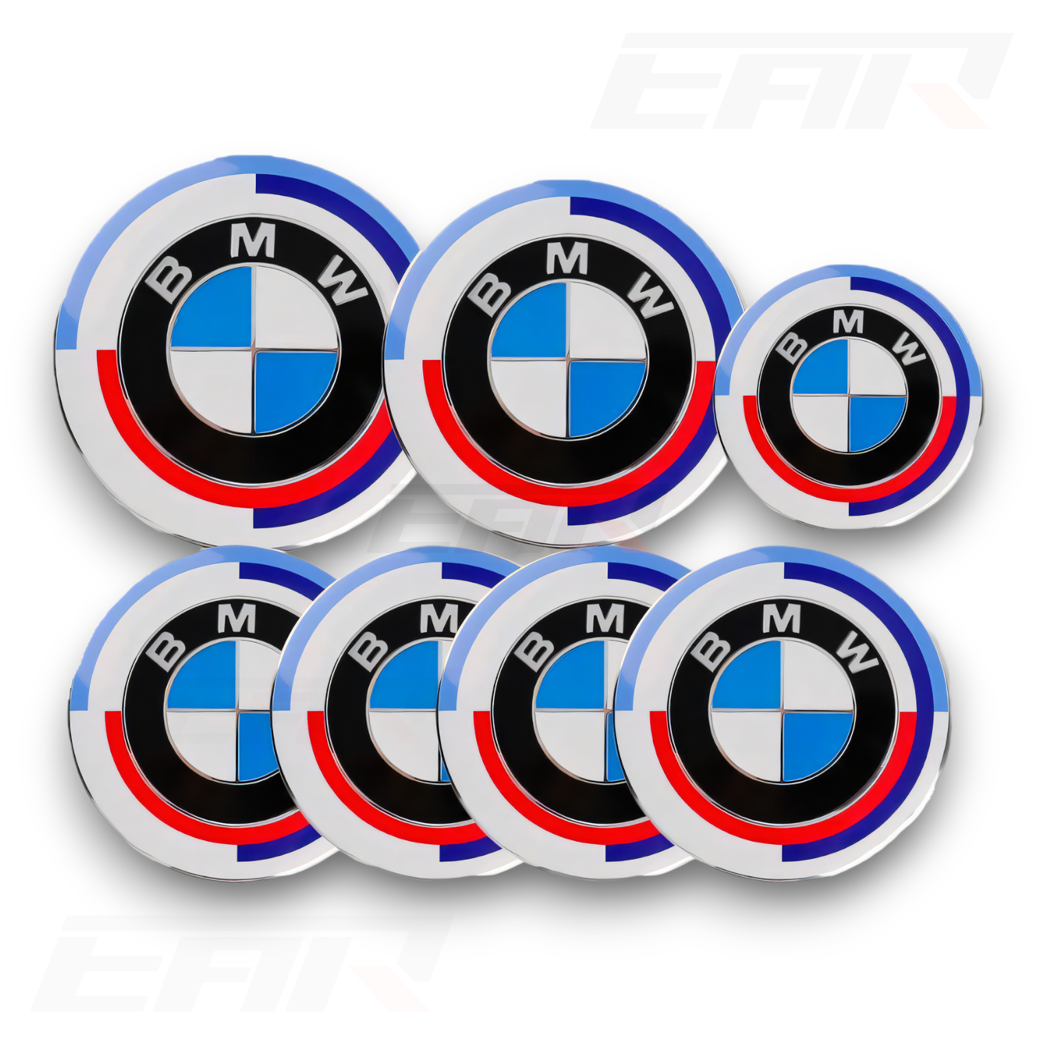 BMW M 50 Year Anniversary Emblem Badges