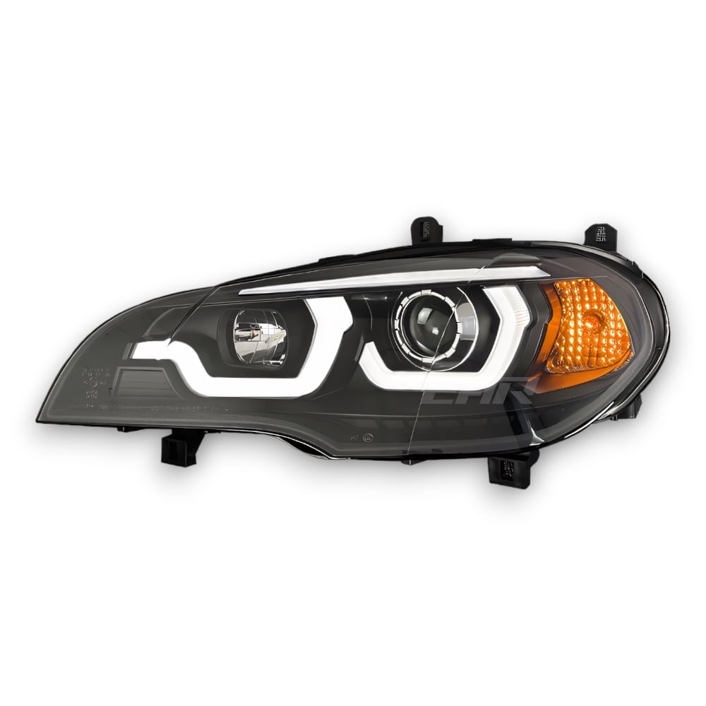 EuroLuxe BMW X5 E70 Xenon Angel LED Headlights (2007 - 2013) (Plug & Play)