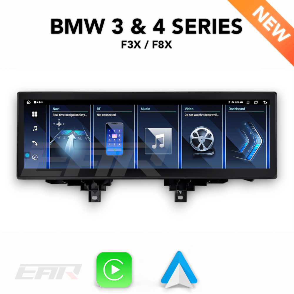 BMW iDrive 8 Android 13.0 3 & 4 Series & M3/M4 (F30/F31/F32/F33/F34/F35/F36/F80/F82/F83) Multimedia 15" Touchscreen Display + Built-In Wireless Carplay & Android Auto | 2012 - 2019 | LHD ONLY