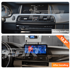 BMW iDrive 8 Android 13.0 5 Series (F10/F11/F18) Multimedia 10.25"/12.3" Touchscreen Display + Built-In Wireless Carplay & Android Auto | 2010 - 2017 | LHD/RHD