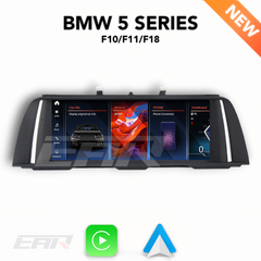 BMW iDrive 8 Android 13.0 5 Series (F10/F11/F18) Multimedia 10.25"/12.3" Touchscreen Display + Built-In Wireless Carplay & Android Auto | 2010 - 2017 | LHD/RHD