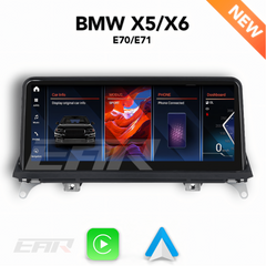 BMW iDrive 8 Android 13.0 X5 & X6 (E70/E71) Multimedia 10.25"/12.3" Touchscreen Display + Built-In Wireless Carplay & Android Auto | 2007 - 2014 | LHD/RHD