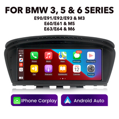 BMW E-Series 2003 - 2012 8.8" Multimedia Touchscreen Display + Built-in Wireless Carplay & Android Auto