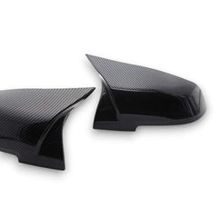 EBI BMW 1/2/3/4 Series (F2X/F3X) M Performance Style Mirror Cap Replacement | Gloss Black | Carbon Fiber Look