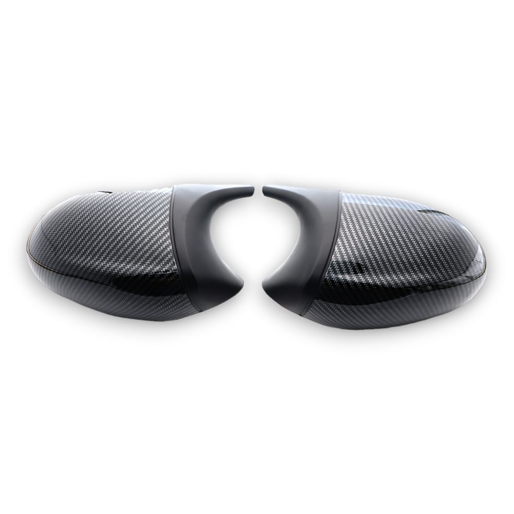 EBI BMW 1 & 3 Series E8X/E9X M Style Mirror Cap Replacement | Gloss Black | Carbon Fiber | 2004 - 2015