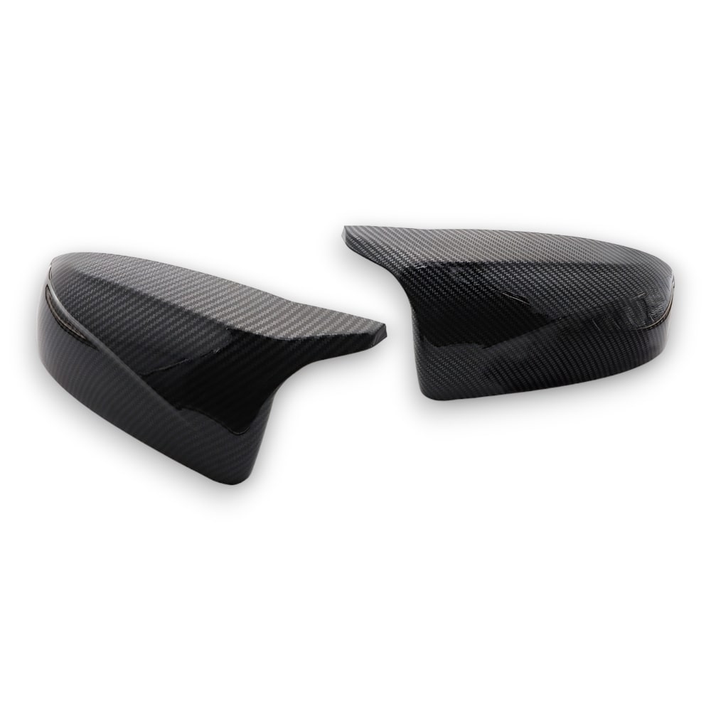 EBI BMW E70/E71 X5/X6 M Style Mirror Cap Replacement | Gloss Black | Carbon Fiber | 2007 - 2013