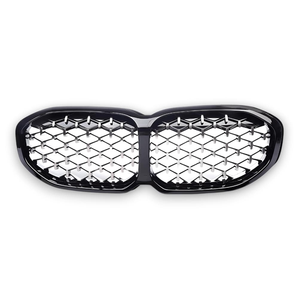 EBI BMW Front Kidney Grille 1 Series F40 | Diamond Gloss Black/Chrome| 2019 - 2024