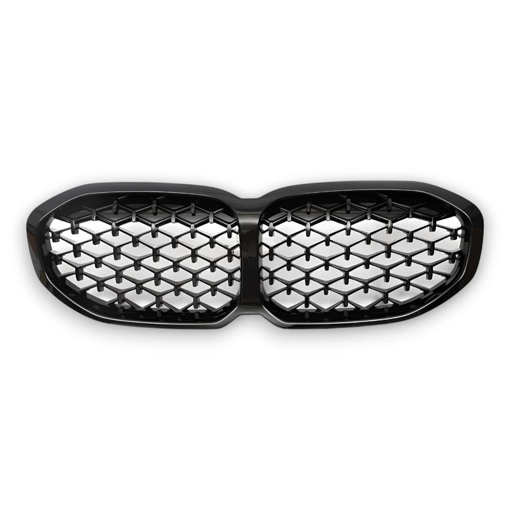 EBI BMW Front Kidney Grille 1 Series F40 | Diamond Gloss Black/Chrome| 2019 - 2024