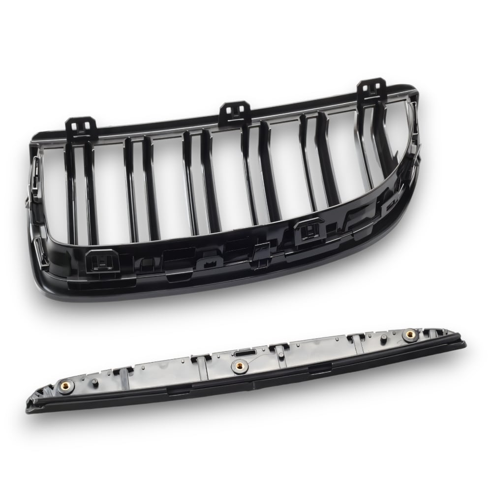 EBI BMW Front Kidney Grille 3 Series E90/E91 | Gloss Black | 2005 - 2008