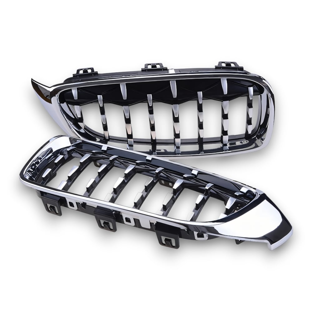 EBI BMW Front Kidney Grille 4 Series M3/M4 F32/F33/F36/F80/F82 | Gloss Black | Matte Black | Diamond Shape | 2013 - 2018