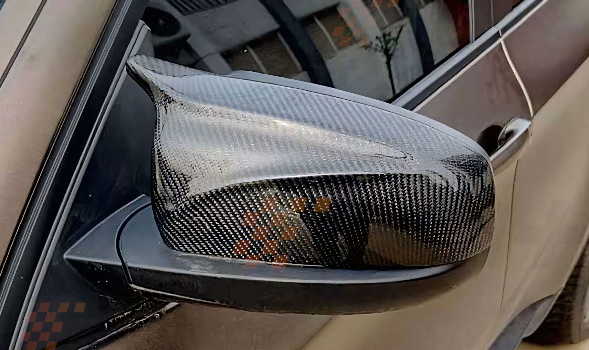 ECI+ BMW E70/E71 X5/X6 M Style Mirror Cap Replacement | Carbon Fiber | 2007 - 2013