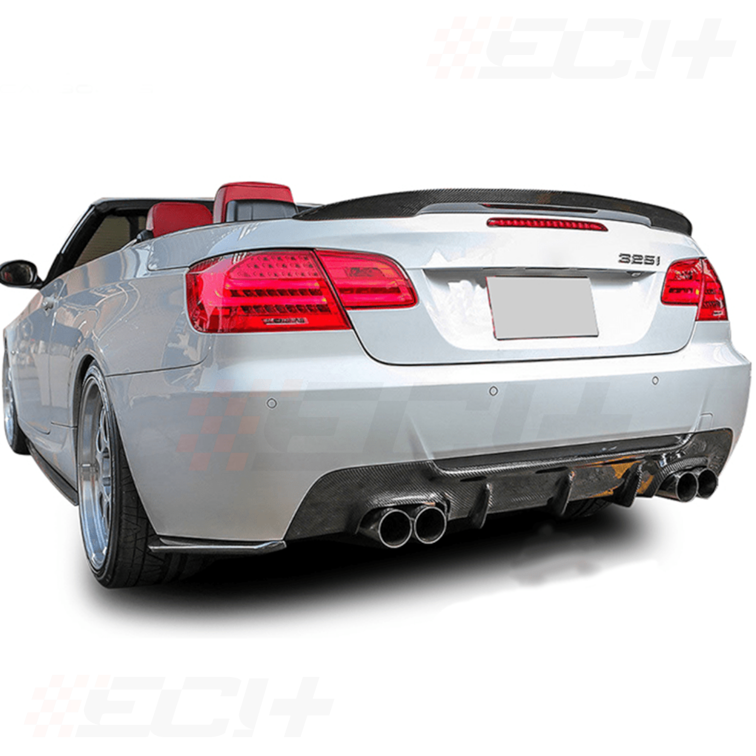 ECI+ BMW 3 Series E92 M-Tech Rear Diffuser | Carbon Fiber / Forged Carbon