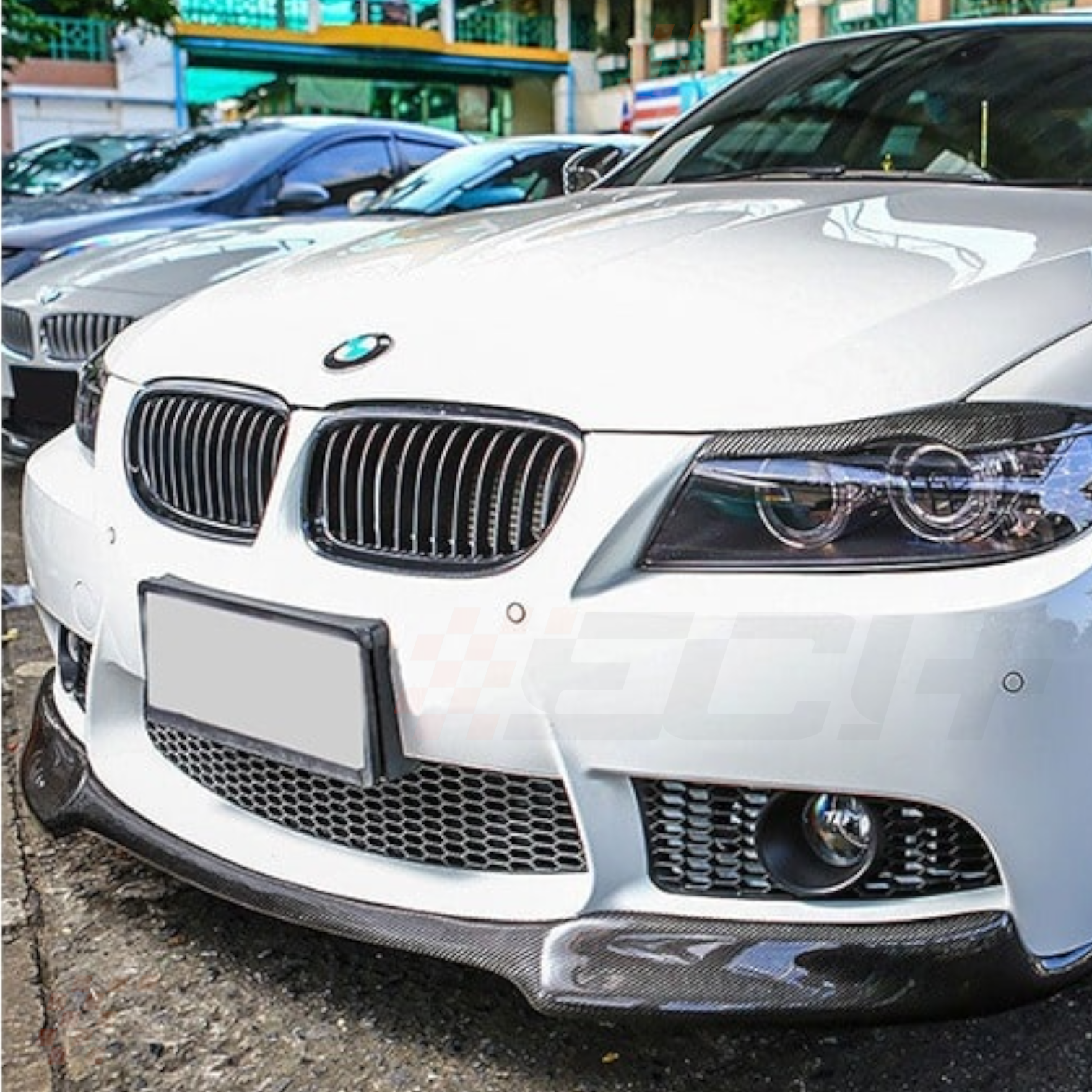 ECI+ BMW 3 Series E9X M3 V Style Front Lip | Carbon Fiber / Forged Carbon