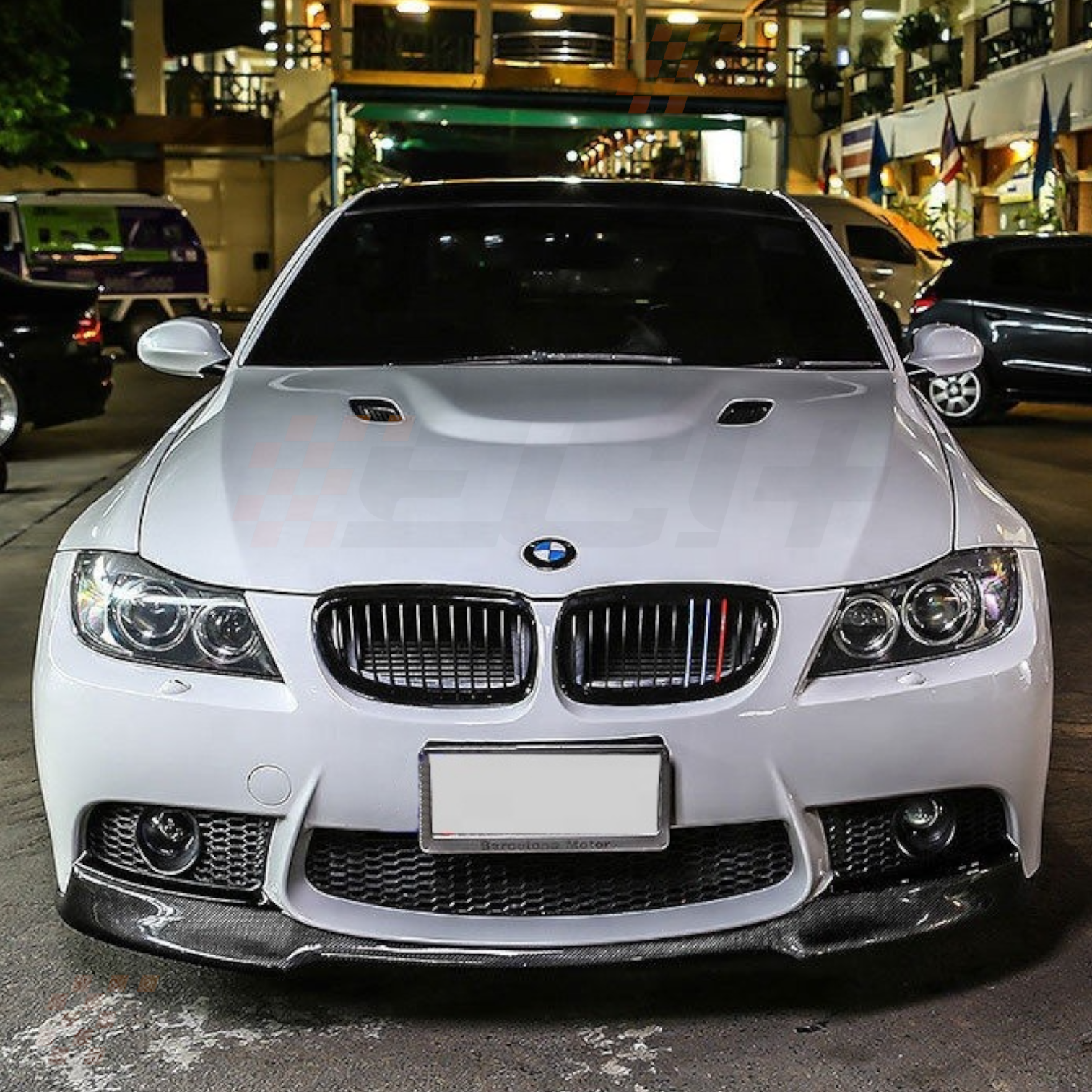 ECI+ BMW 3 Series E9X M3 V Style Front Lip | Carbon Fiber / Forged Carbon