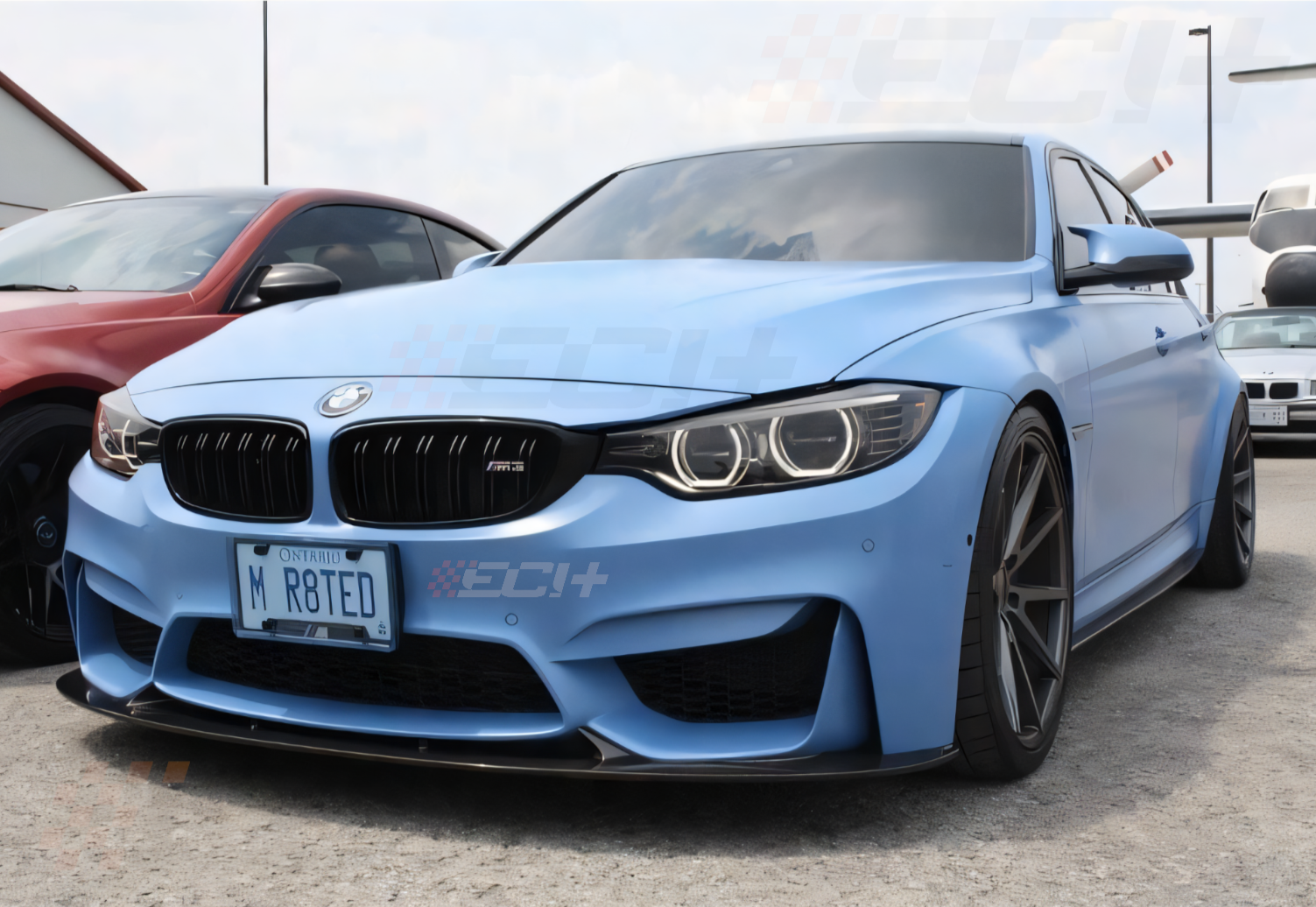 ECI+ BMW F8X M3, M4 3D Style Front Lip | Carbon Fiber / Forged Carbon