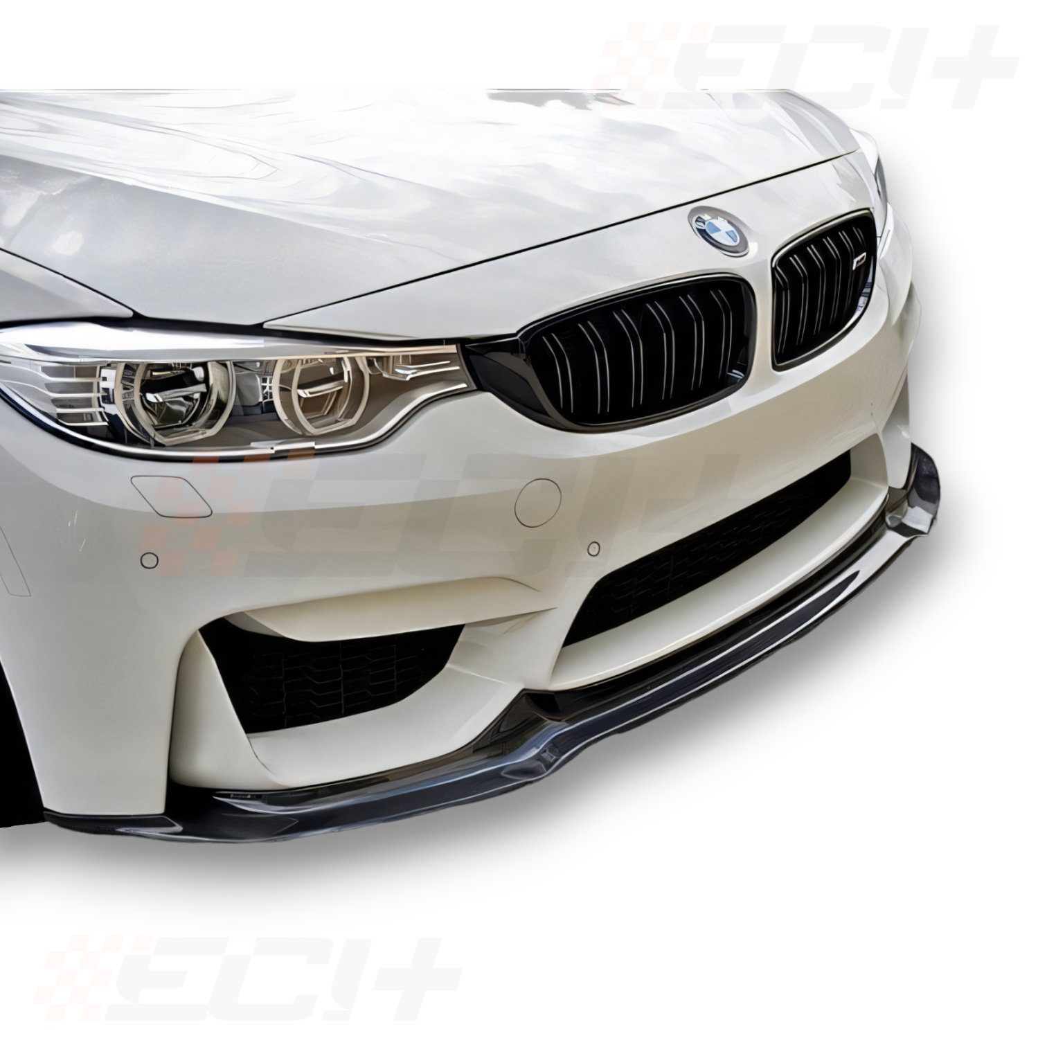 ECI+ BMW F8X M3, M4 V Style Front Lip | Carbon Fiber / Forged Carbon