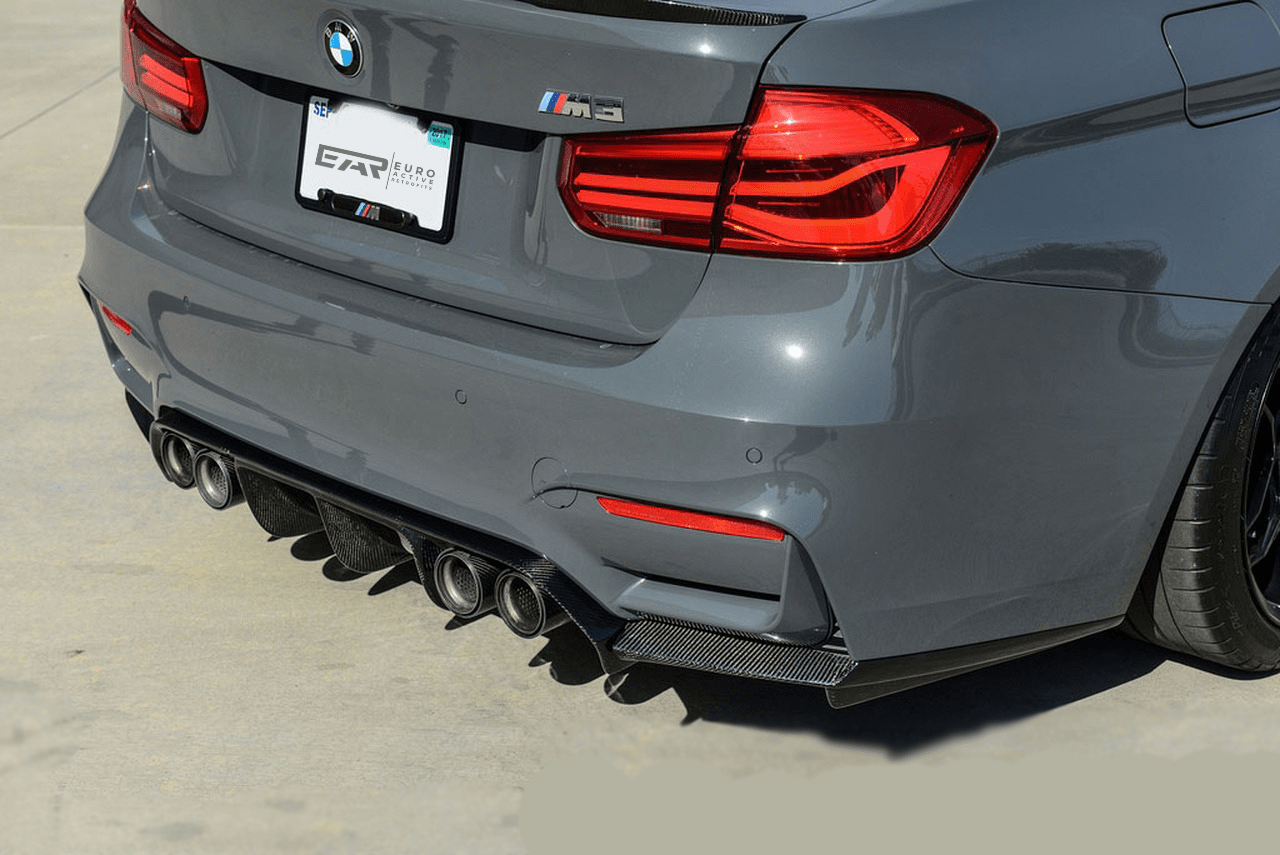 ECI+ BMW F8X M3, M4 V Style Rear Diffuser | Carbon Fiber / Forged Carbon