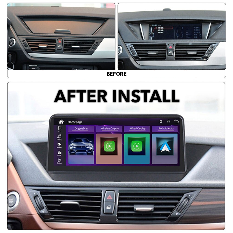 BMW E-Series X1 E84 2009 - 2015 10.25" Multimedia Touchscreen Display + Built-in Wireless Carplay & Android Auto (LHD | RHD)